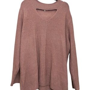 Cozy Pink Knit Sweater